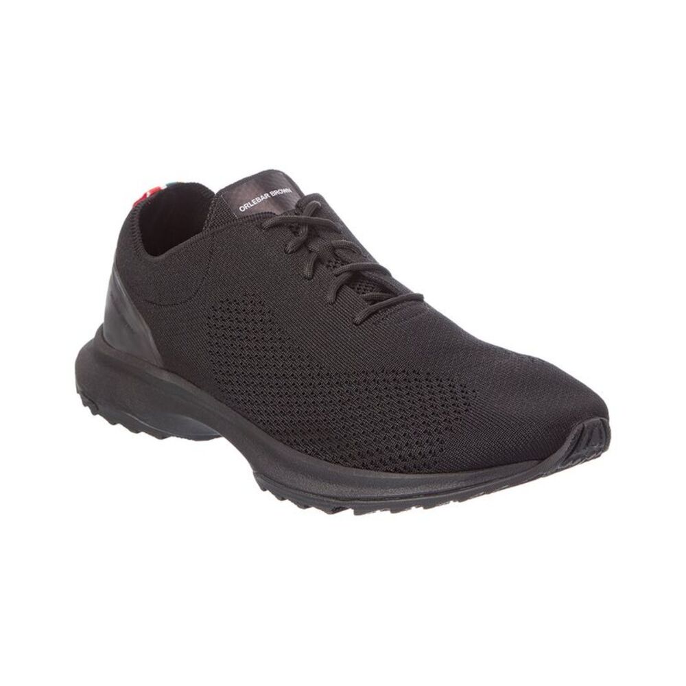 Orlebar Brown Somerled Knit Sneaker, Black